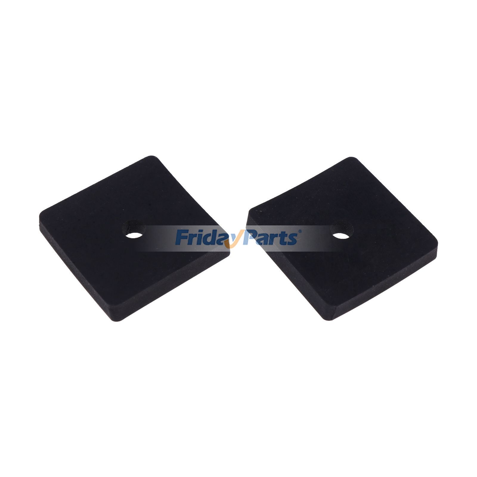 2 Pieces 52*52*8mm Radiator Mounting Rubber Pad for Engine,Tractor