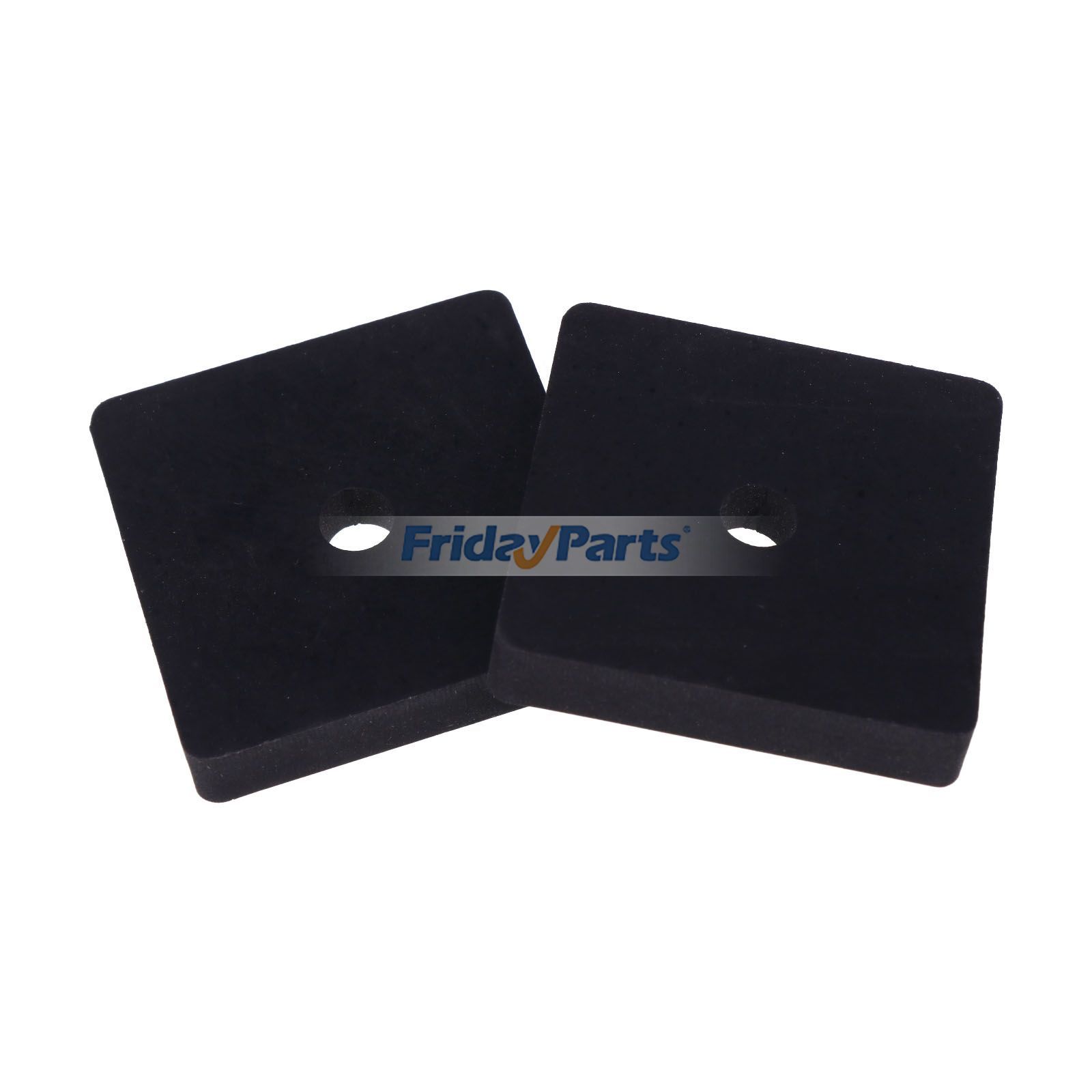 Engine,Tractor 2 Pieces 52*52*8mm Radiator Mounting Rubber Pad