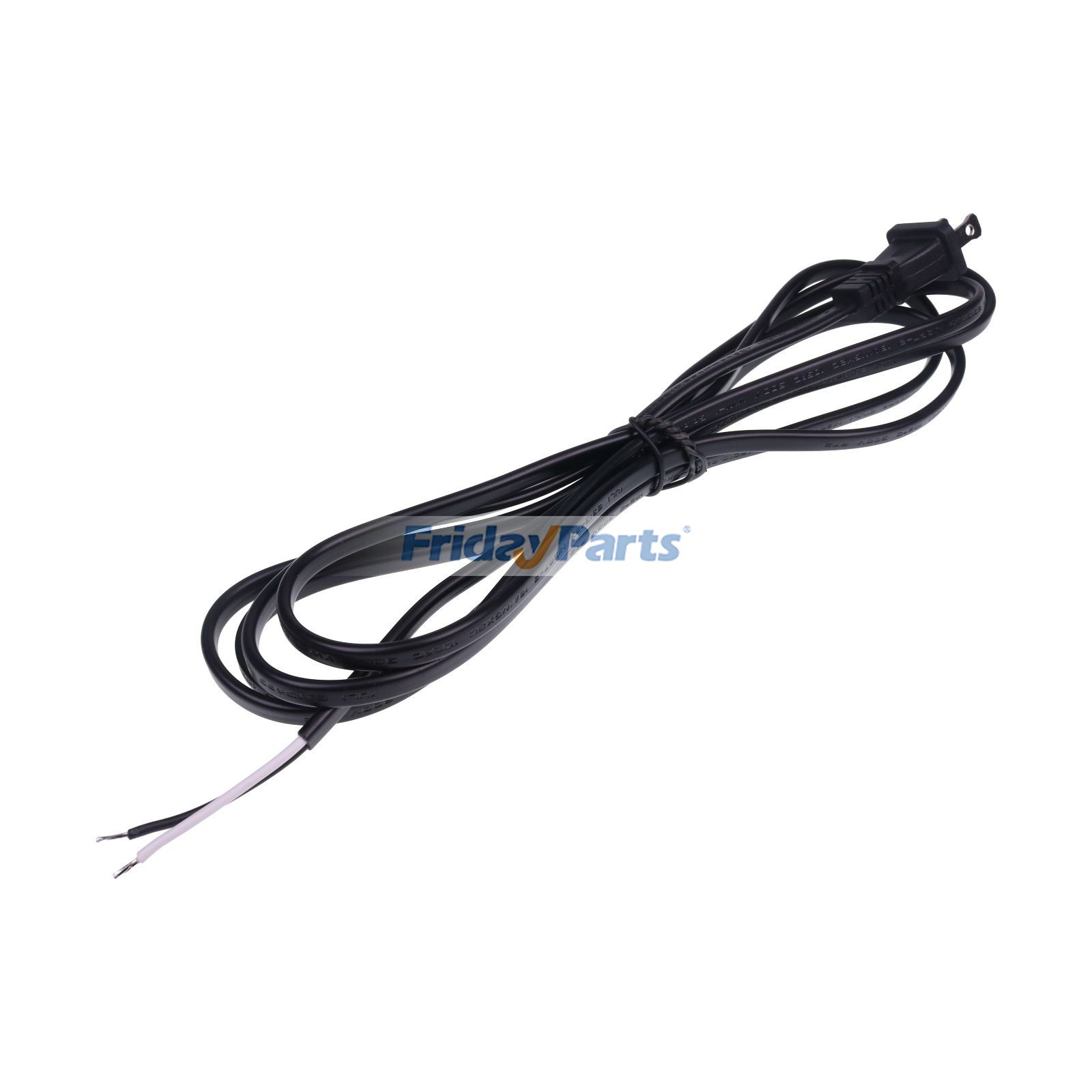 Cable de alimentación de 2 hilos de 8' 18 AWG 664064-4 para Makita DP4000 N9514B 4301BV 9527NB FS2500 DA3010F HR2450F TW0200 Para OTRA MARCA
