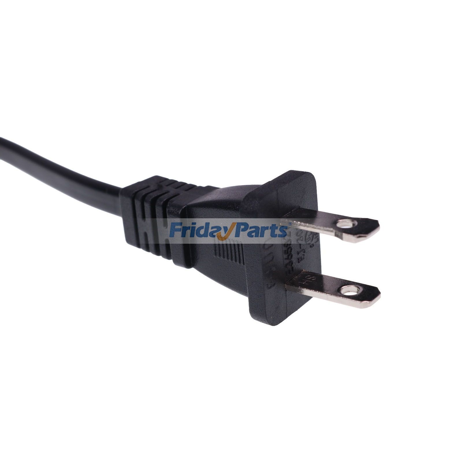 Cable de alimentación de 2 hilos de 8' 18 AWG 664064-4 para Makita DP4000 N9514B 4301BV 9527NB FS2500 DA3010F HR2450F TW0200 para Herramientas manuales y eléctricas Para OTRA MARCA FridayParts