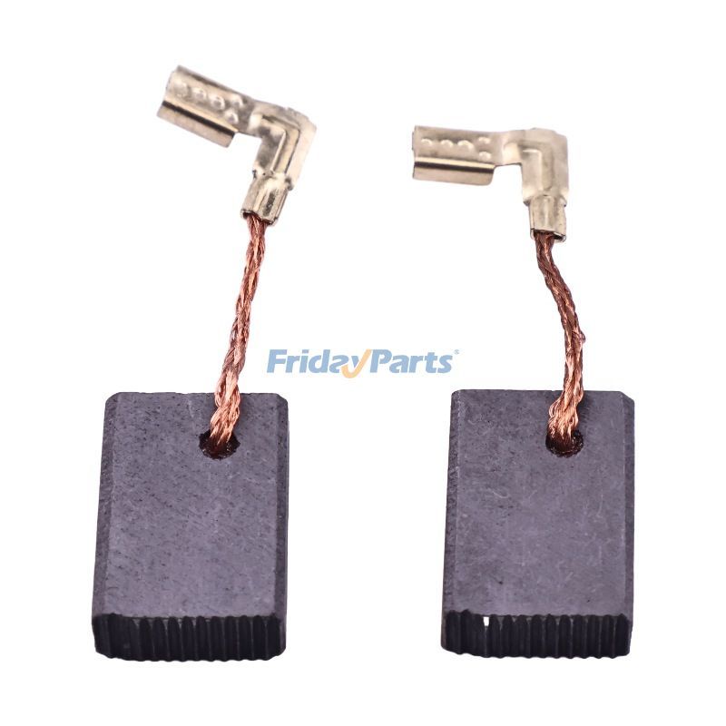 Lot de 2 balais de charbon de rechange pour Makita 9560CV, 9561CV, 9563CV, 9564, 9564CV, 9564PCV, 9565, 9565CV, GA5040, GA5040C, CB318 191978-9