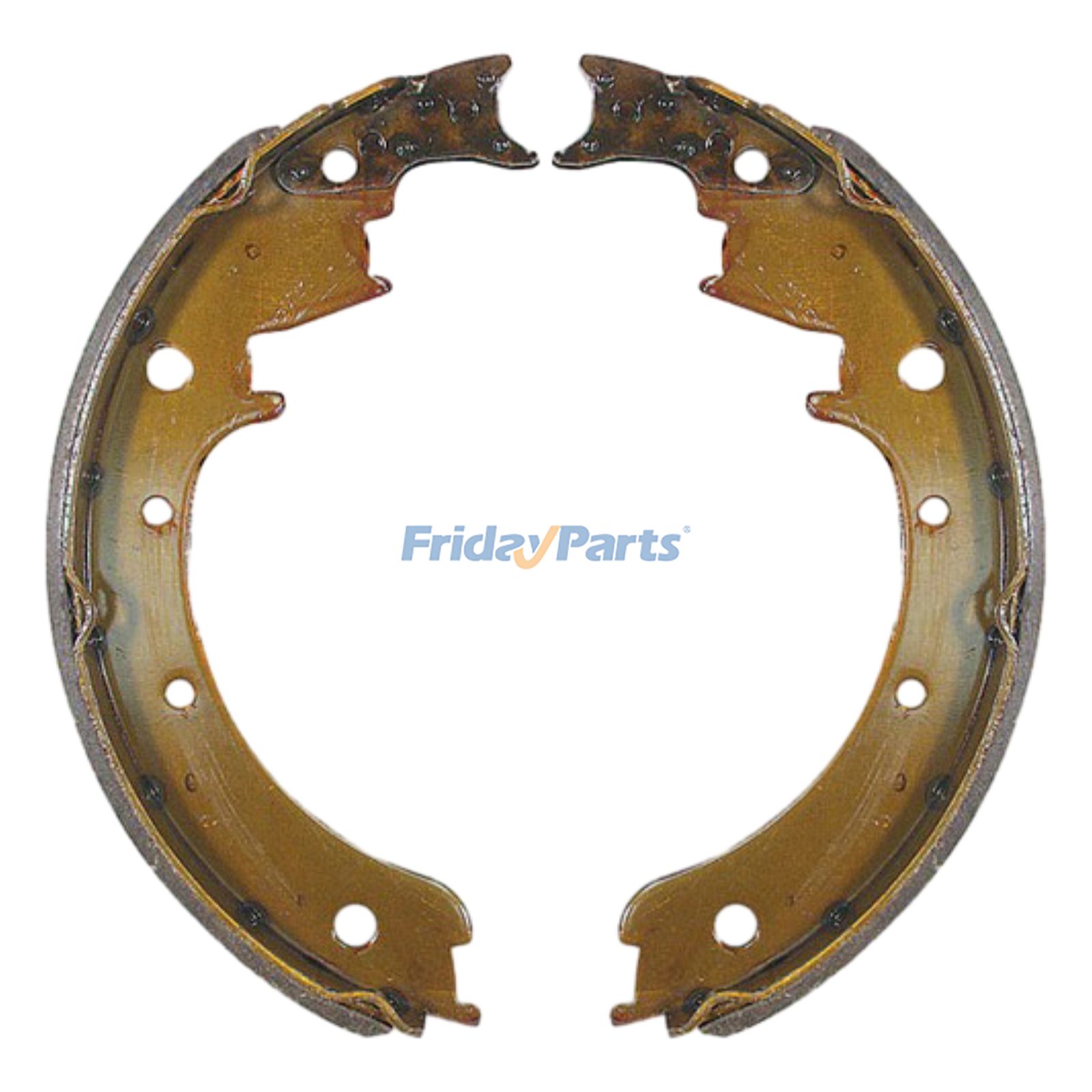 2 Pieces Asbestos-Free Material Brake Shoes 1334640 for Hyster Forklift H40XL H50XL H60XL H2.00XL H2.50XL H3.00XL