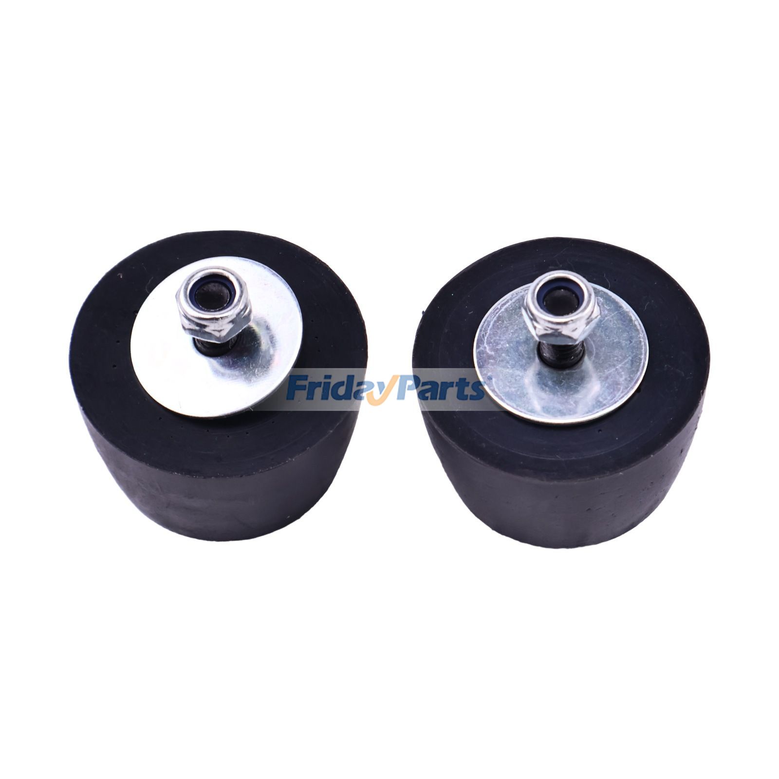 Lot de 2 coussins de pare-chocs en caoutchouc noir pour capot, pour Jeep Wrangler JK YJ TJ 1987-2018 (KJ71051BK)pourPour Jeep