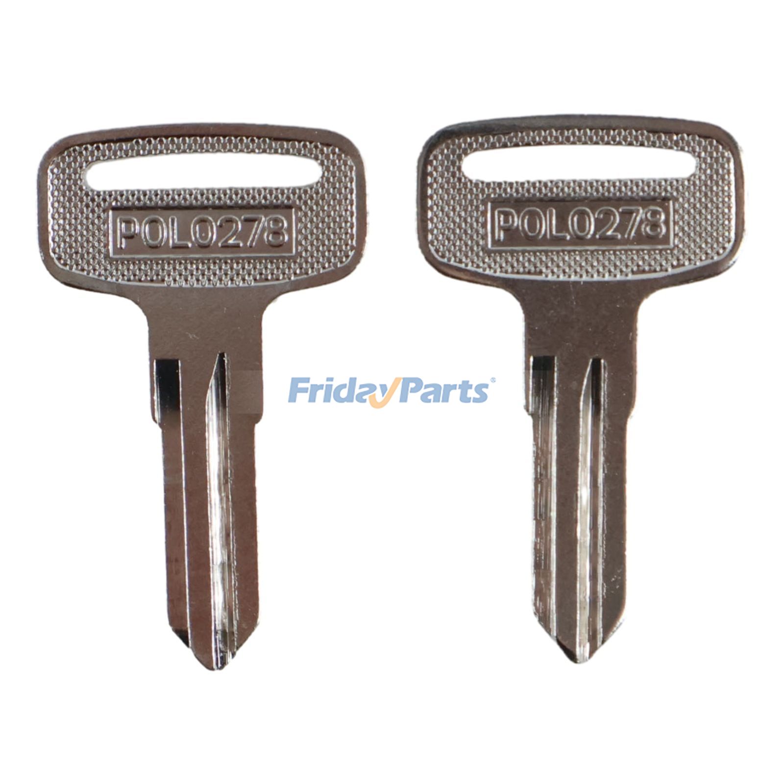 Lot de 2 clés vierges 4010278 pour Polaris ATV Diesel Magnum Outlaw Scrambler Sportsman