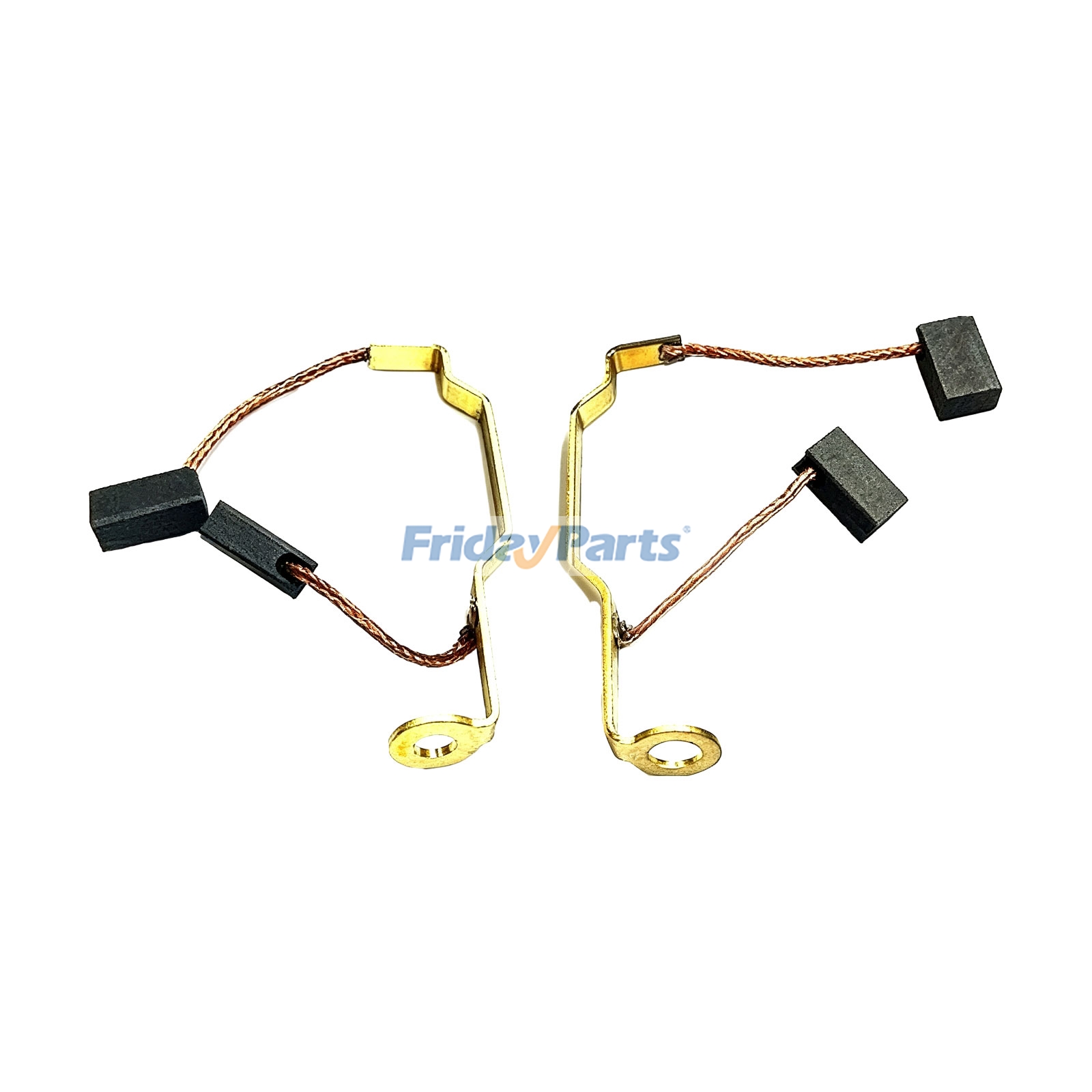2 Pieces Carbon Brush 0009718153 for Linde Forklift E12 E14 E15 E16 E18 E18Z E15C