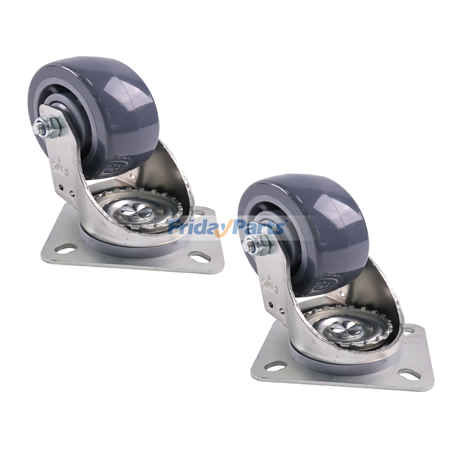 2 Pieces Caster Wheel VF83111-1 VF83111 for Viper Floor Scrubber Fang 20HD 24T 26T 28T AS6690-T AS7690-T AS7190-TO