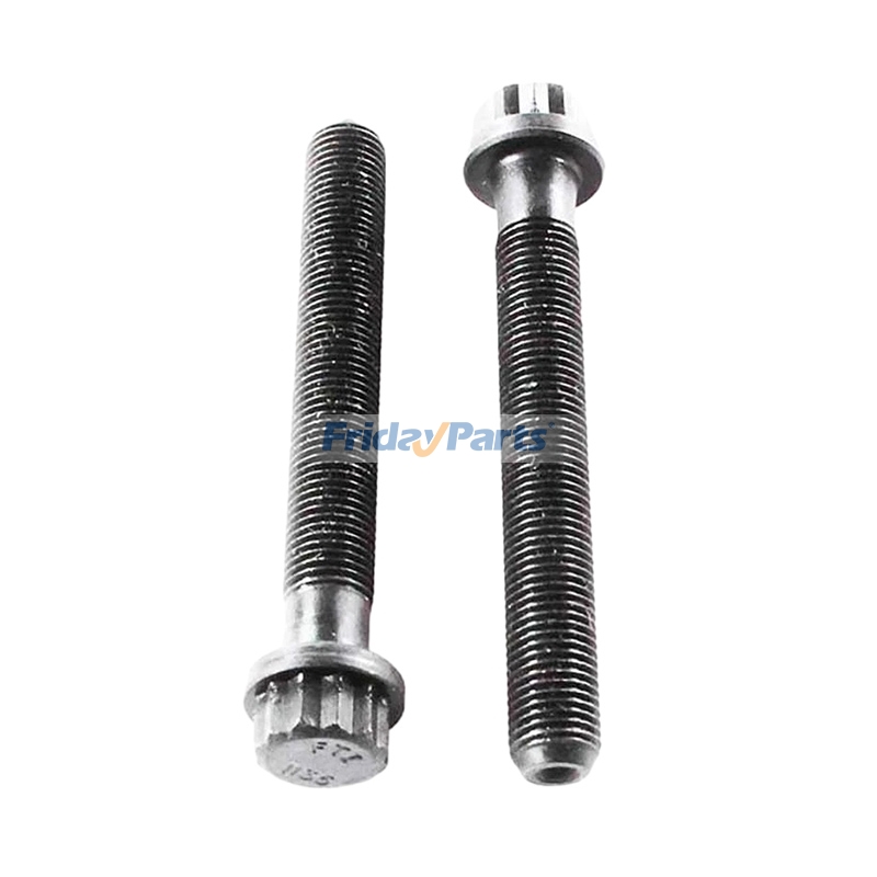 2 boulons de bielle 213-3217 pour moteurs Caterpillar CAT C13, C15 et C18, pelles hydrauliques 365C, 385C et 390D, bulldozers 824, 834H et D10, chargeuses 992, 986H, 988K, 990K et 993K.