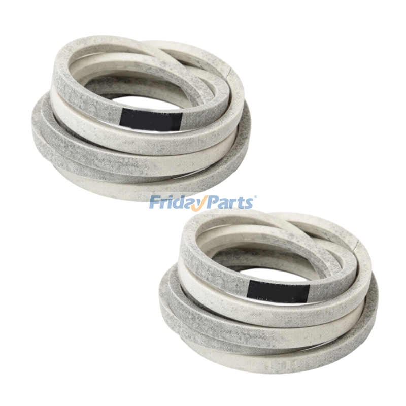 Courroie de plateau de coupe 484695 (2 pièces) pour tondeuse Scag SWZT52, SWZT52-18FS, SWZT52-18FSE, SWZT52H, SWZT52H-18FSE, SZL-42H, SZL42H-21FR, SZL42H-22KT et SZL42H-22PX