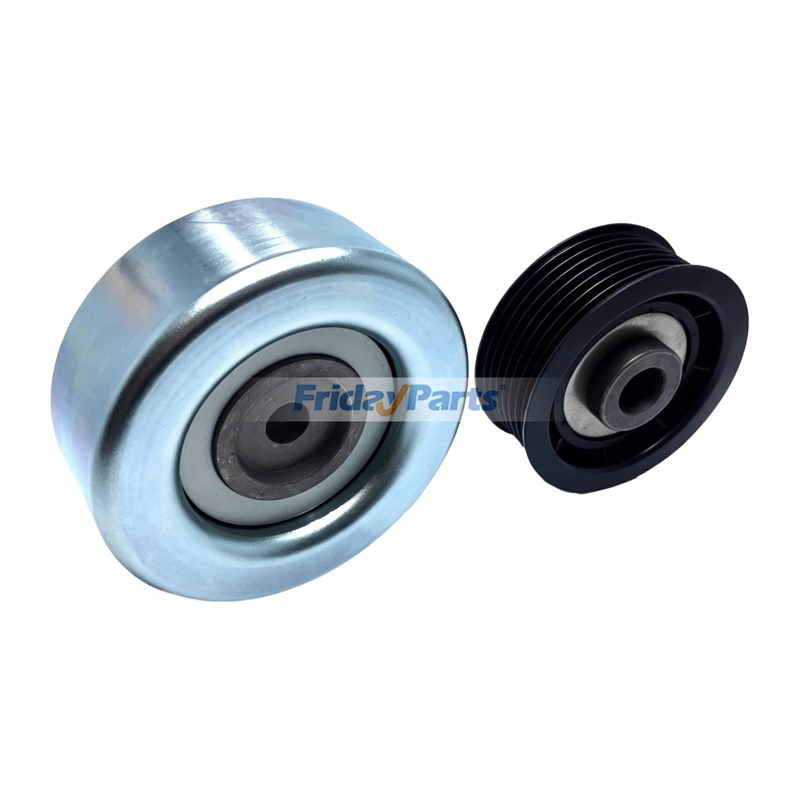 2 Pieces Drive Belt Idler Pulley MD368209 MD368210 for Mitsubishi Montero 2001-2006