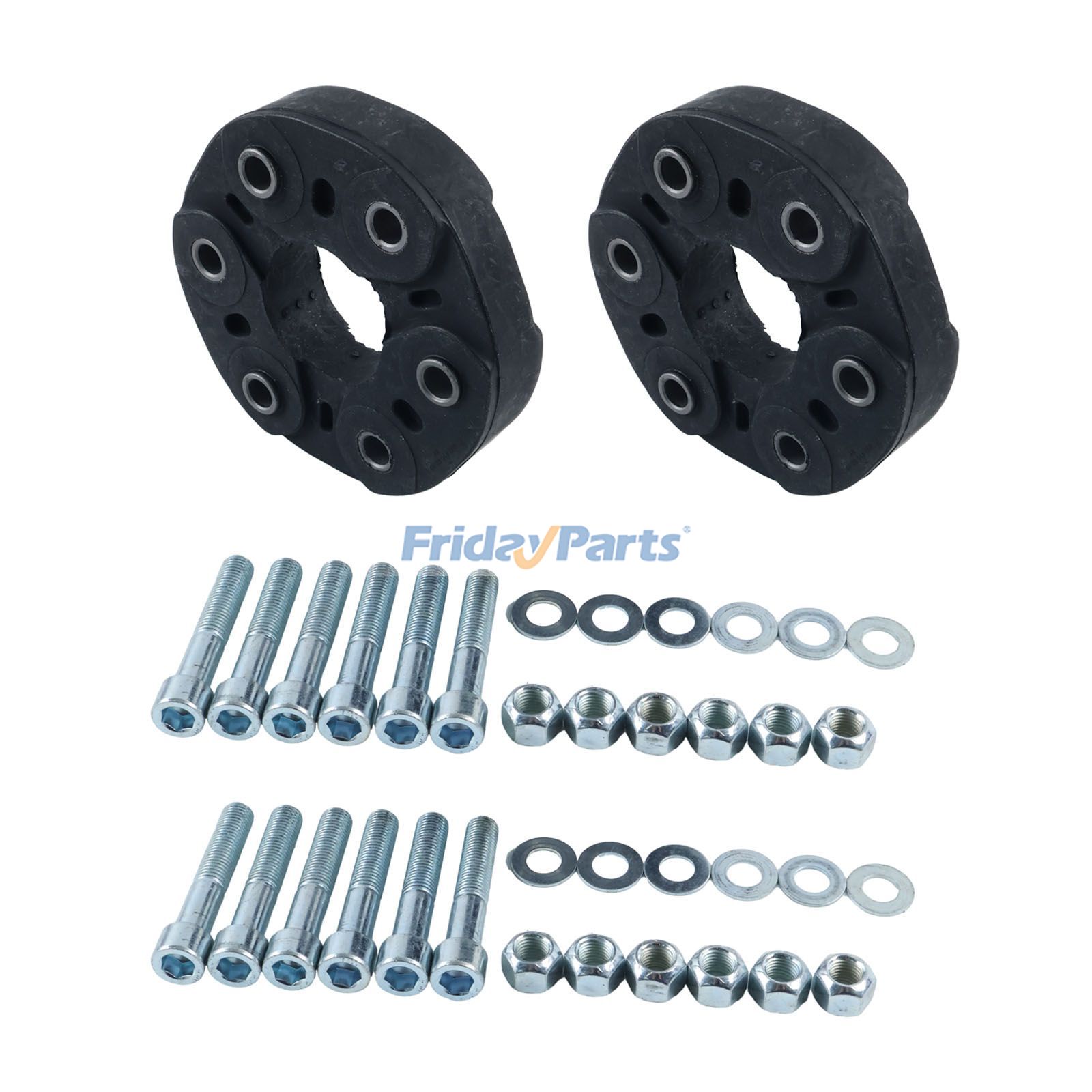 2 Pieces Drive Shaft Flex Joint Disc Kit 2304100115 for Mercedes-Benz SL63 SLK55 SL55 CL55 S55 AMG SLK350 CL500 S320 S420 1998-2011