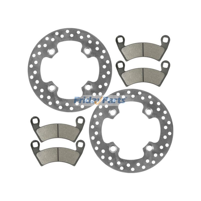 フロントブレーキディスクローターとパッド2個 5254999 5251565 2203747 Polaris Ranger XP 900 2013-2018用