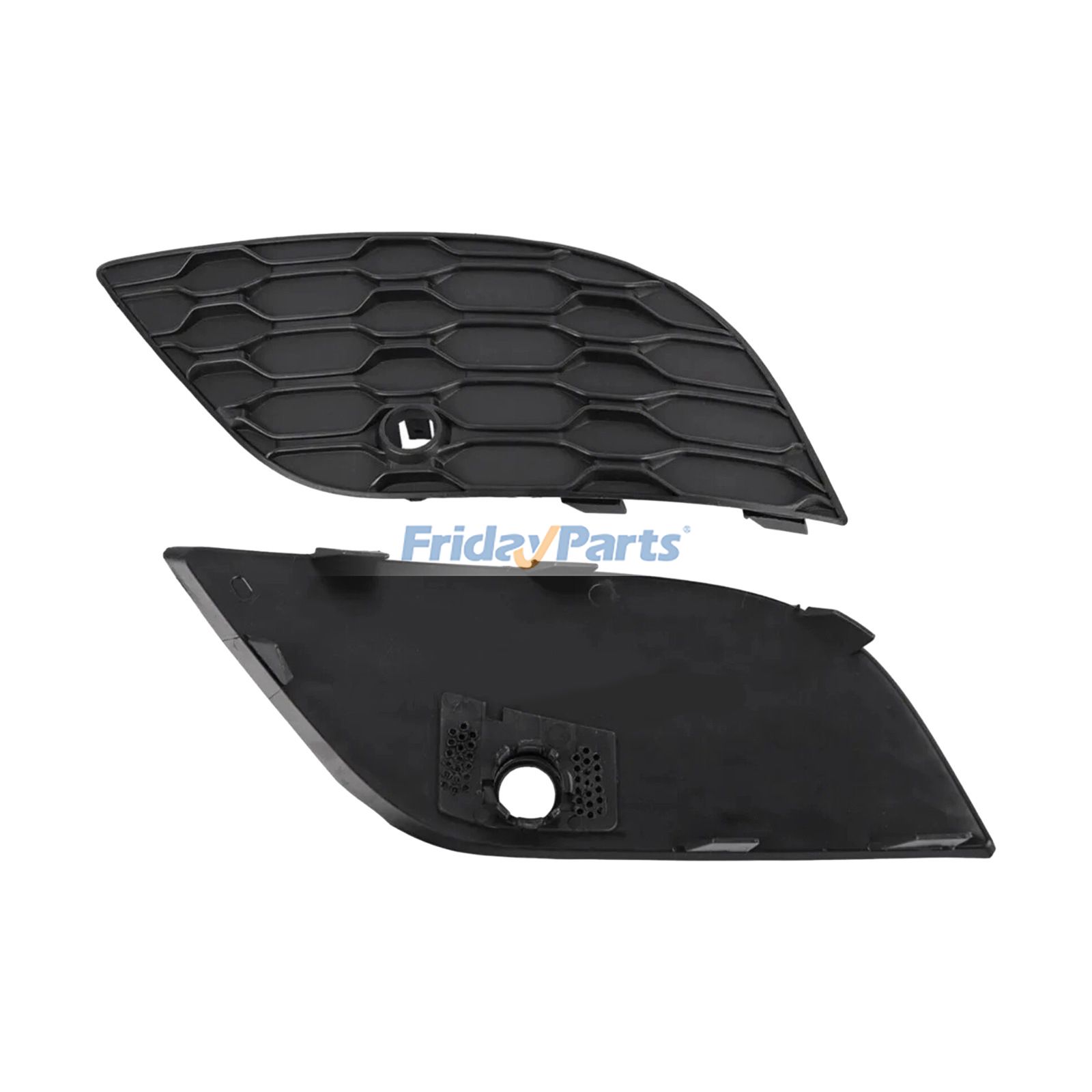 2-teilige Nebelscheinwerferabdeckung, Kühlergrillblende 68335072AA 68335073AA für Jeep Grand Cherokee 2017-2022