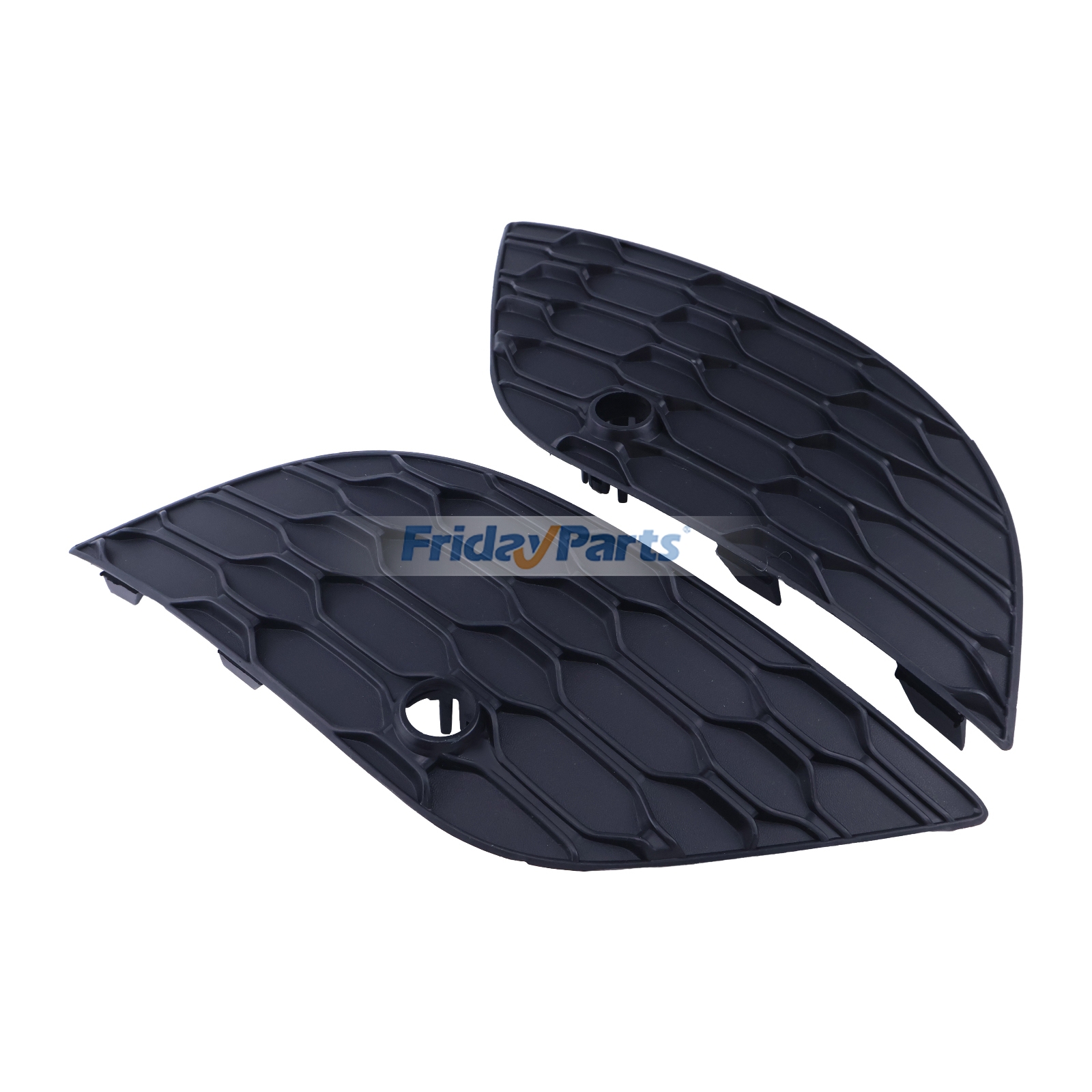 2 Pieces Front Fog Light Cover Grille Trim 68335072AA 68335073AA for Jeep Grand Cherokee 2017-2022