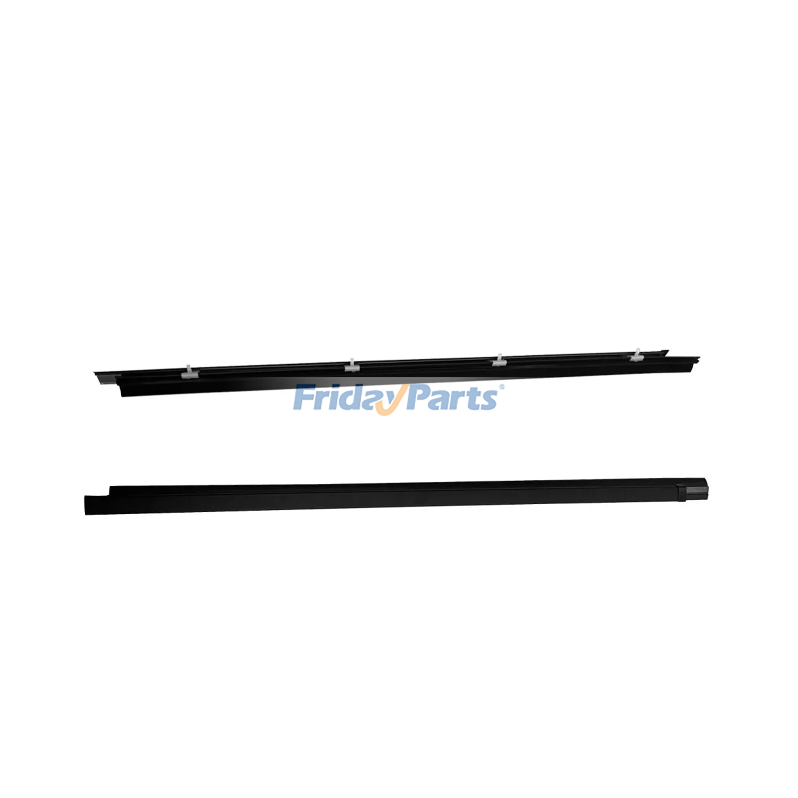 2 Pieces Front Weatherstrip Door Window Moulding Trim Seal 68210-04020 68160-04020 for Toyota Tacoma 1995-2004