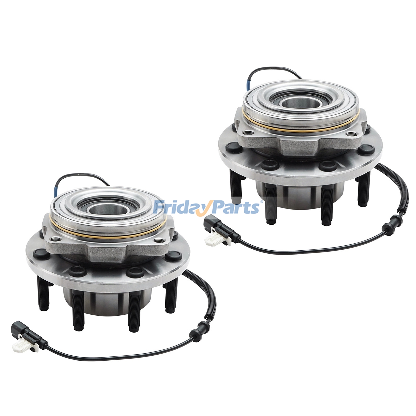 2 Pieces Front Wheel Hub Bearing Assembly BC3Z1104A 515130 725-3060 for Ford F-250 F-350 Super Duty 2011-2016 4WD 6.2L 6.7L V8