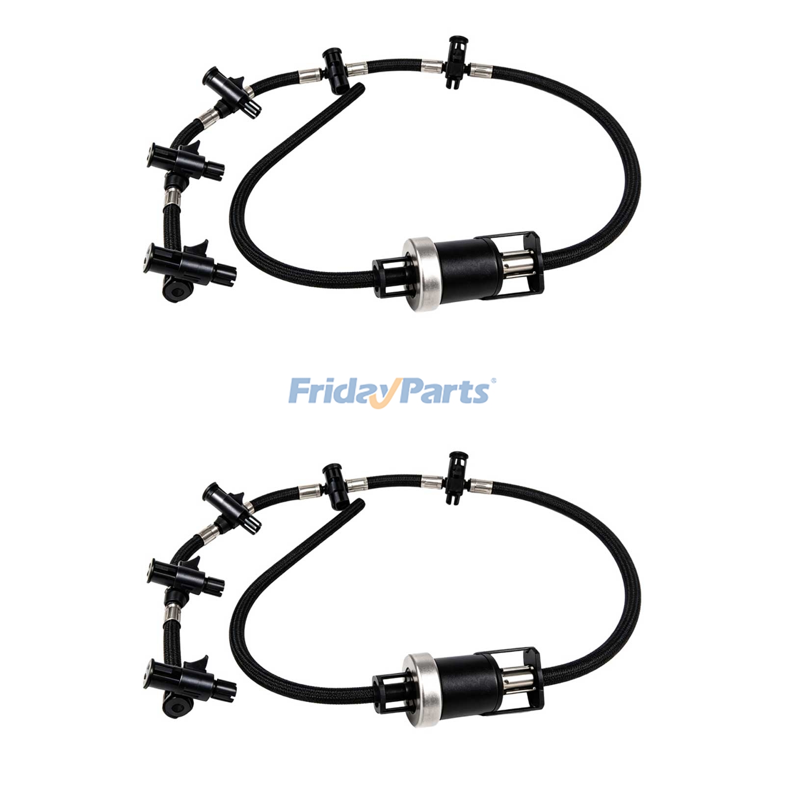 2 piezas de tubo de retorno de combustible (07613023) para Volkswagen Crafter 2.5 TDI 2006-2013 para Motor,Vehículo