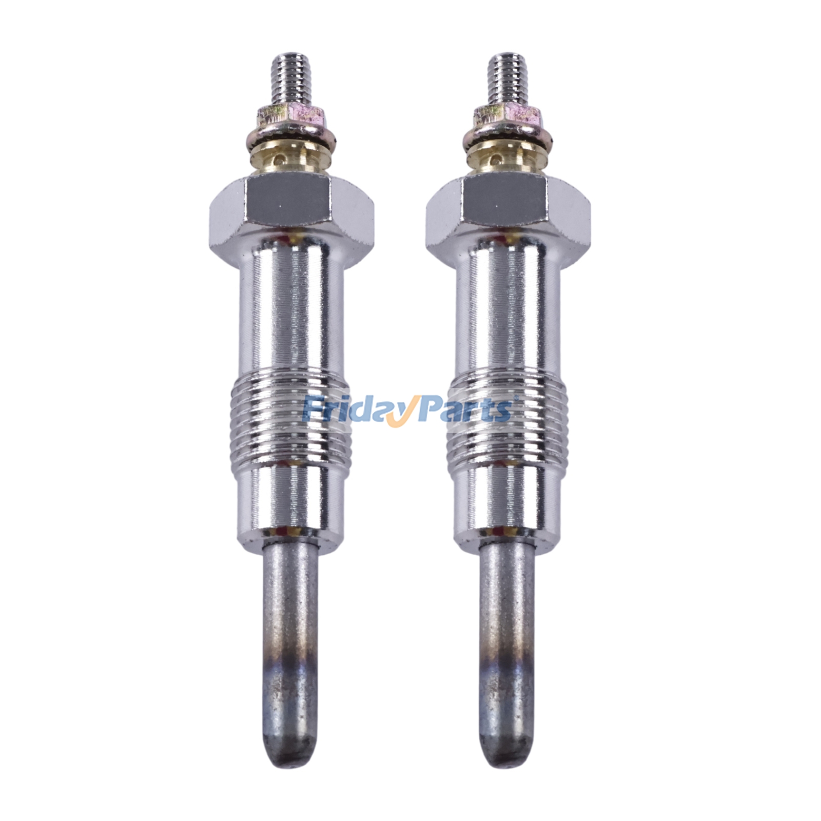 Lot de 2 bougies de préchauffage 18536-6010 pour tracteur Shibaura SD1800 SD1840 SD2000D SD2040 SD2200D S700 S900 S1000 S1500