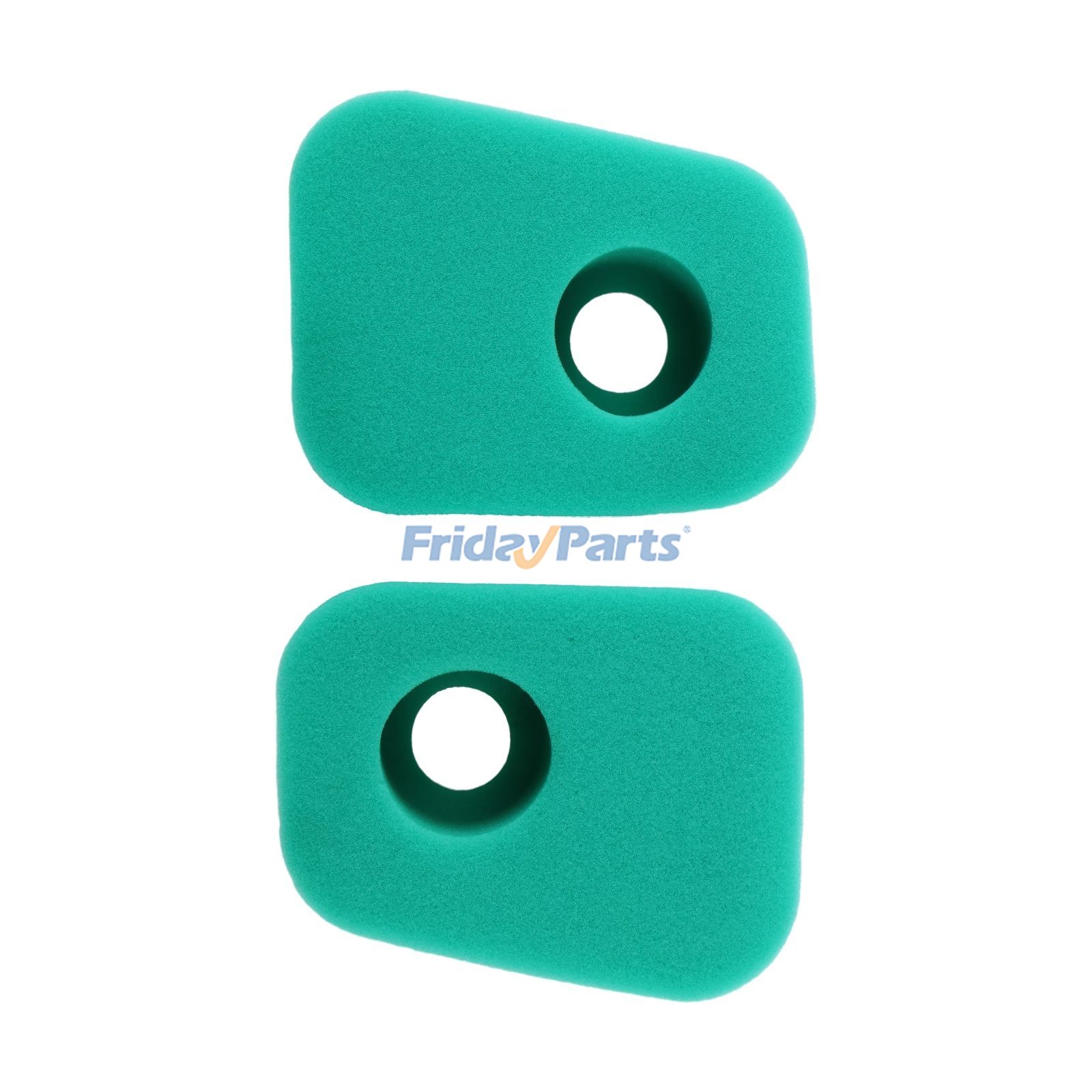 2 filtros de aire de espuma verde 27987S AM34963 para motor de 2-5 HP John Deere Tiller 216, compresor de aire A100 A200 de FridayParts