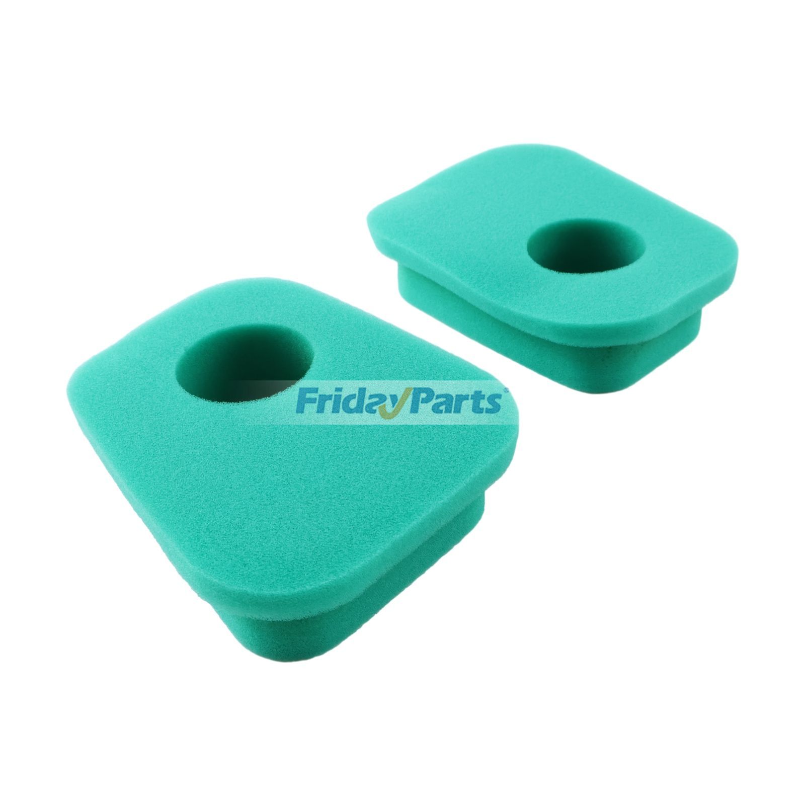 2 filtros de aire de espuma verde 27987S AM34963 para motor de 2-5 HP John Deere Tiller 216, compresor de aire A100 A200