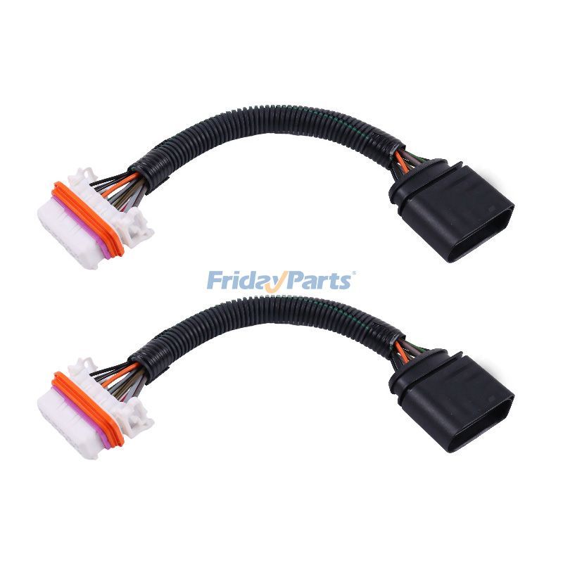 Arnés de cableado para adaptador de faros delanteros de 2 piezas 7L6971071A para VW Volkswagen Touareg 2004-2007