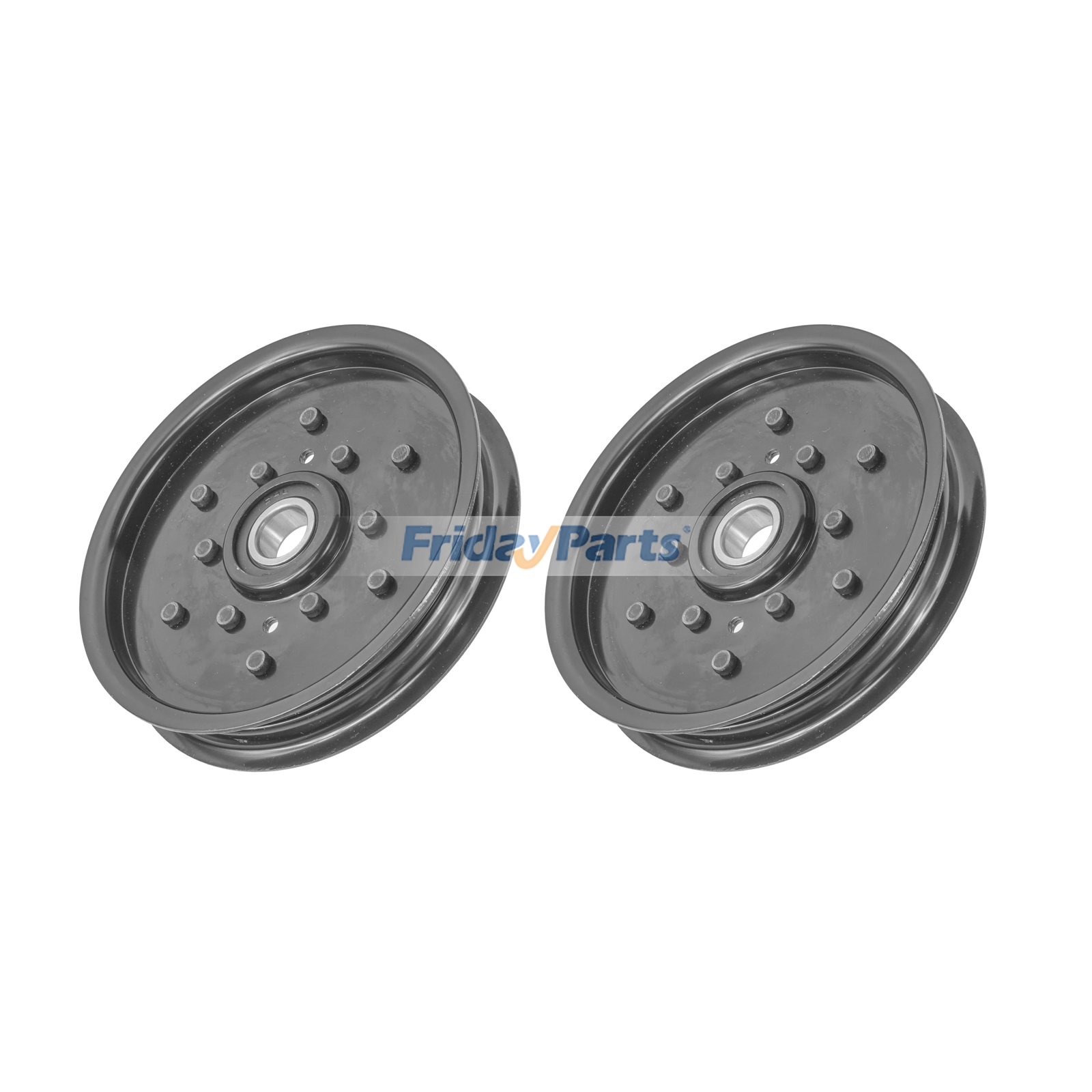 Conjunto de 2 polias tensoras AM106627 para tratores de grama John Deere GX255 STX38 STX46 X585 X590 X595 X749 G100 GT242