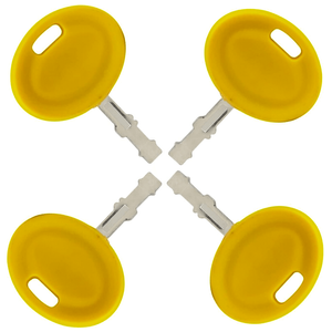 4 llaves de encendido de repuesto 925-2054A, 925-1745A, 925-1744A, 625-05000, 625-05002, 725-1745 y 725-2054 para tractor cortacésped Cub Cadet.