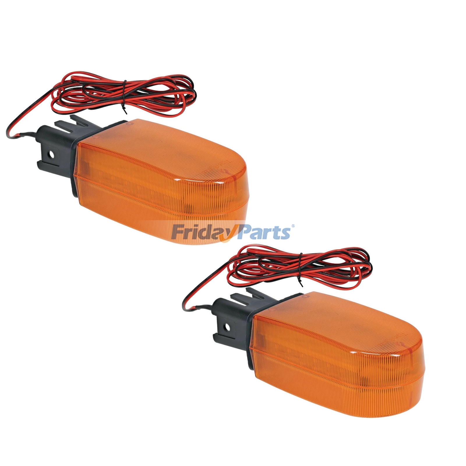 2 Pieces LED Amber Warning Lamp RE172010 for John Deere Engine 6068 Tractor 7330
