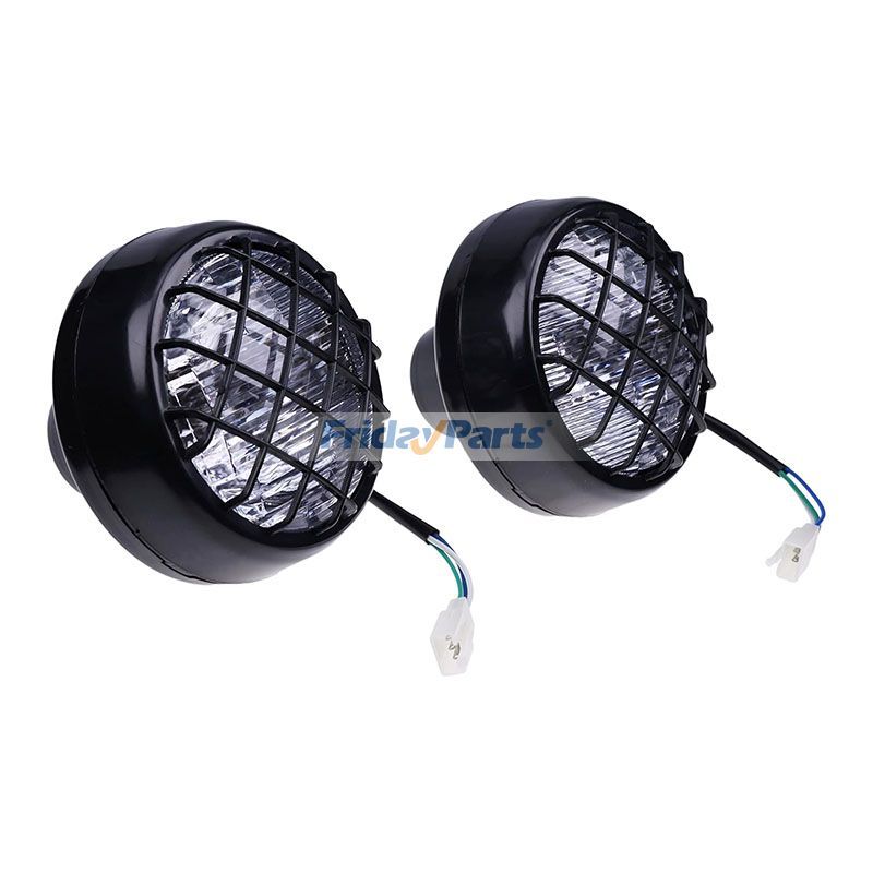 Phare halogène 2 pièces pour Yamaha Banshee 1987-2006, ampoules de lentille, grilles Warrior 350