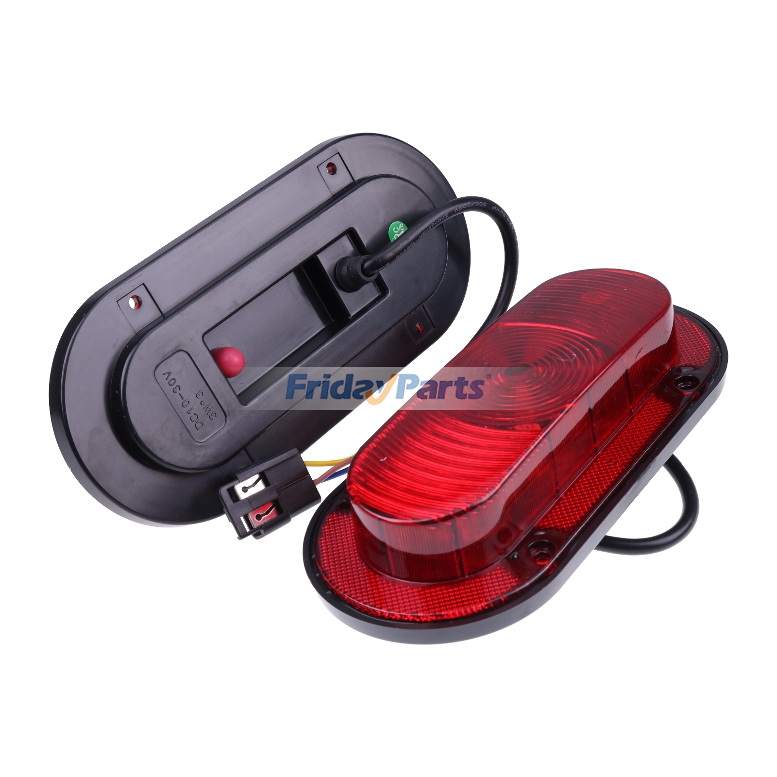 2 Pieces LED Red Oval Tail Light AR78825 AR45099 for John Deere Tractor 7200R 7210R 7250R 7260R 7290R 7R210 7R250 7R310 7R350