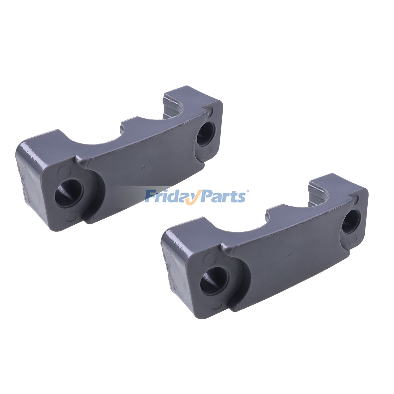 2 Pieces Mast Hose Clamp 68651-23470-71 for Toyota Engine 1DZ Forklift 30-5FBCHU20 5FBCU18 8FG35N 40-8FD35N 7FBCU25