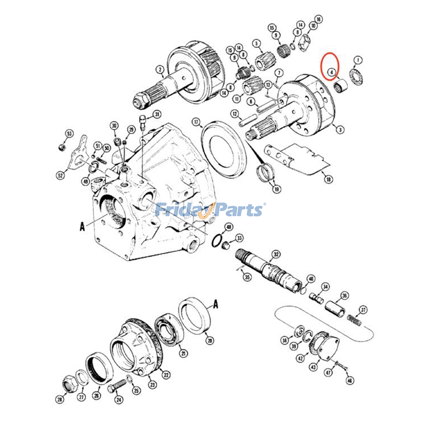 Needle Bearing for Forklift,Loader,Tractor
