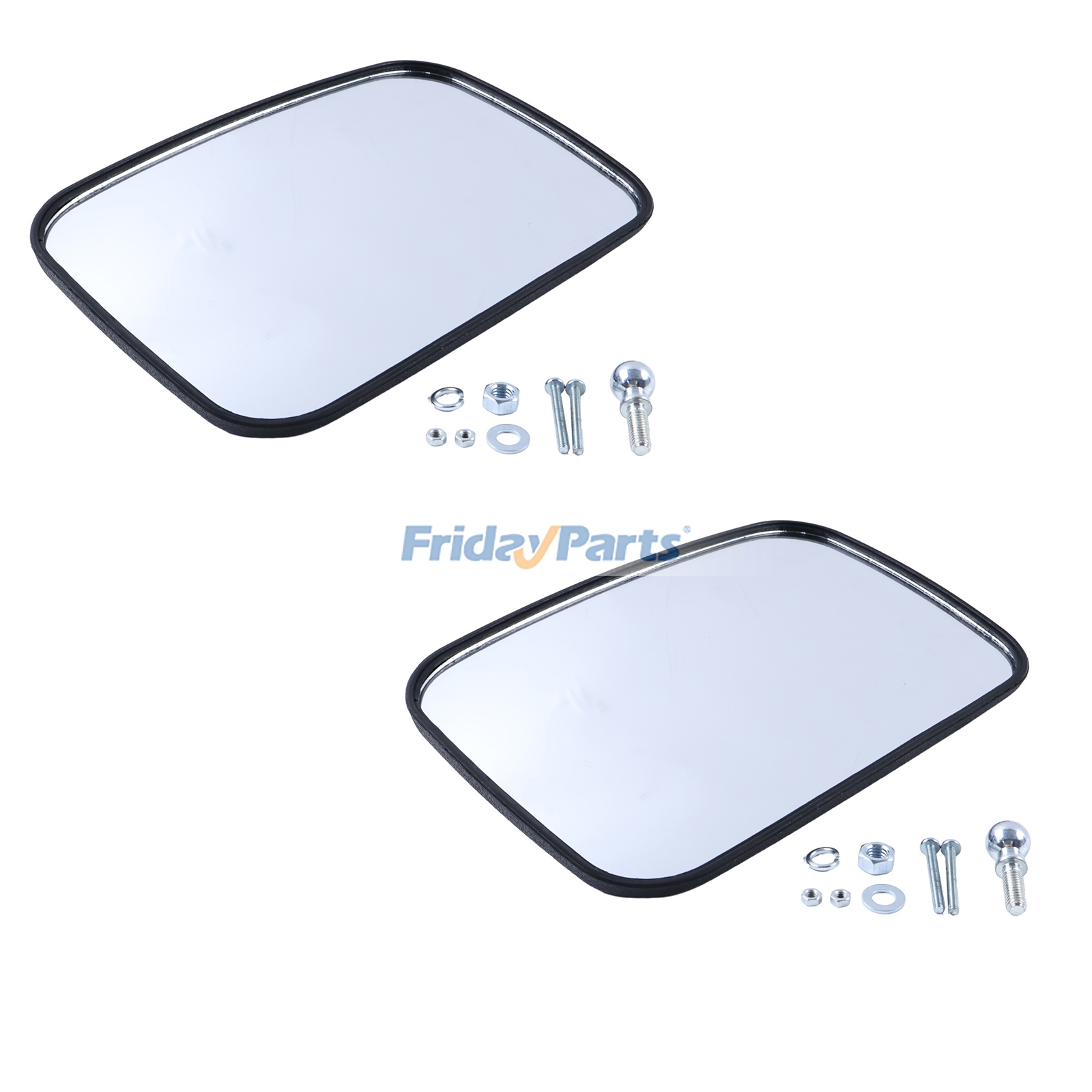 2 Pieces Rear Out Mirrors 36919-53342 36919-53340 for Kubota KX033 KX040 KX057 KX080 L3600 L2808 L4200 M5000 M5950 M7950 M9580