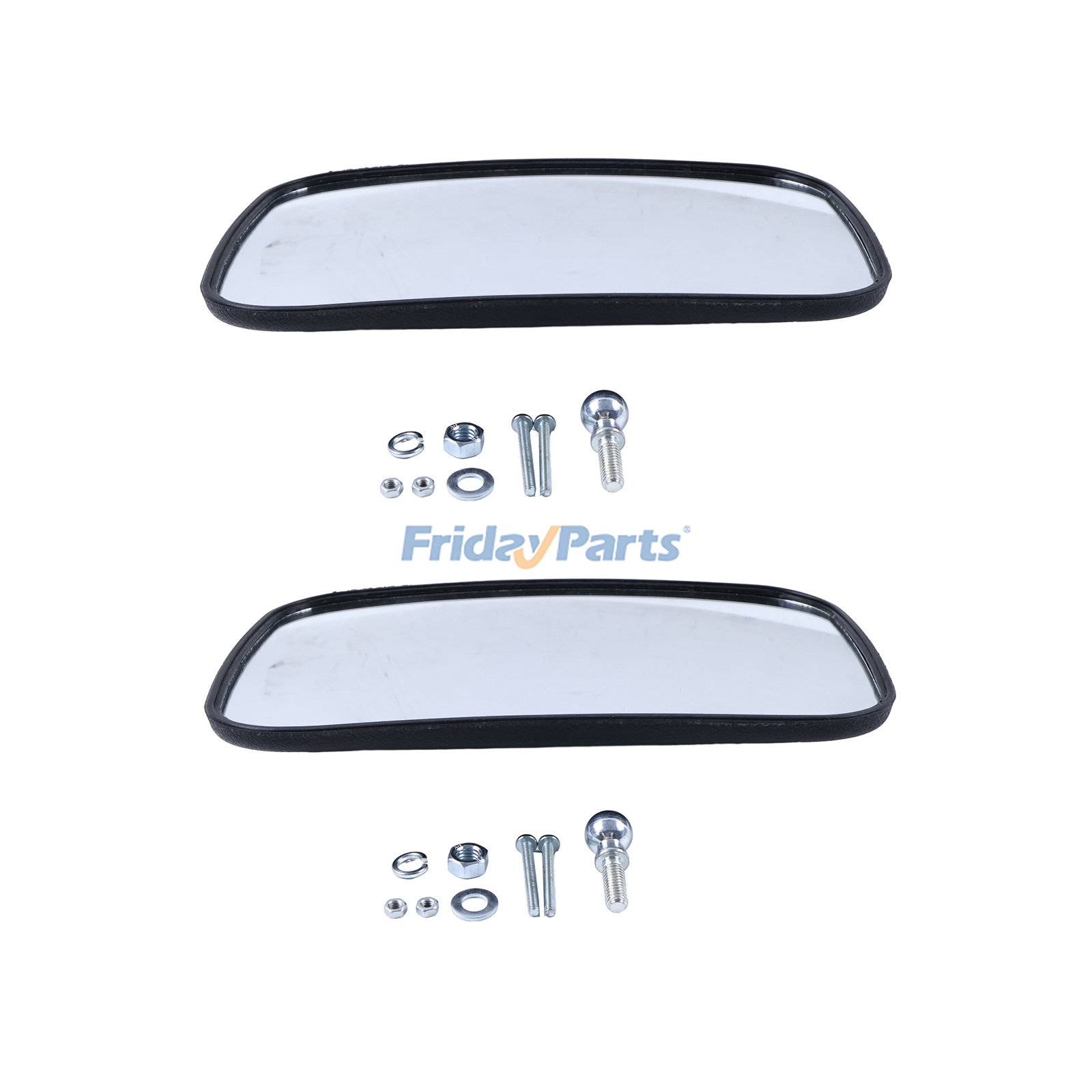 2 Pieces Rear Out Mirrors for Excavator,Tractor,Heavy-Duty UTV