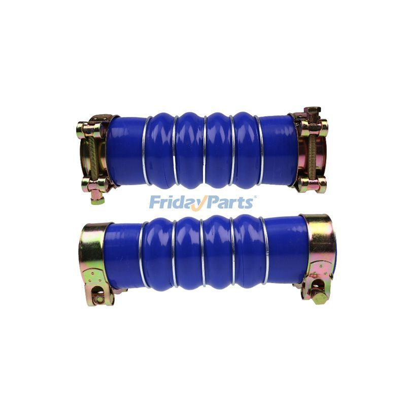 2 Pieces Silicone Upper Radiator Hose With Clamps F50-6308 28359 for Kenworth C500 T170 T2000 T270 T400 Peterbilt 335 337 340 348 365 367