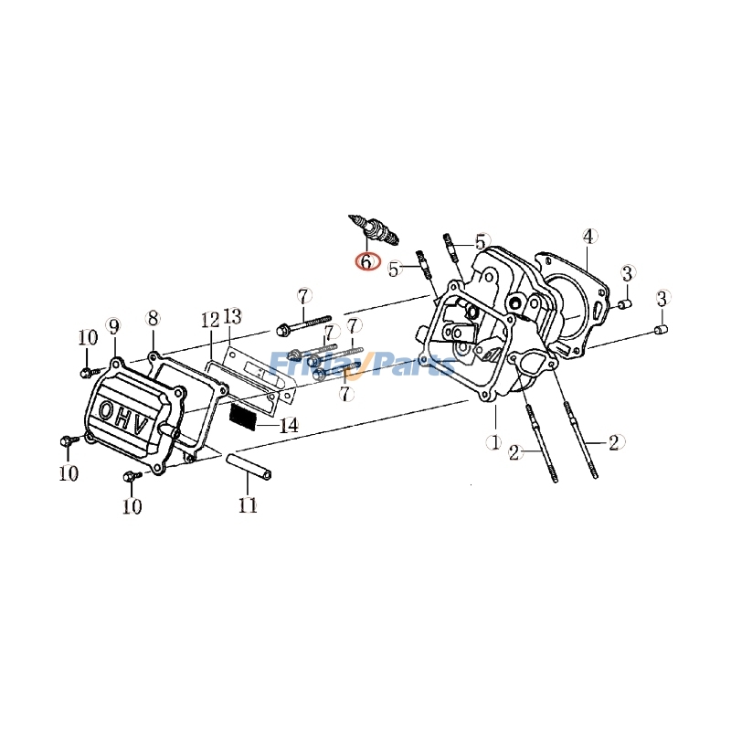 Spark Plug 0J00620106 for Generac Pressure Washer 0059870 0059910 0059890 0059930 for less