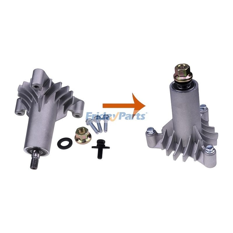 2 Pieces Spindle Mandrel Assembly 130794 532130794 539110158 for Poulan Electrolux AYP Husqvarna Jonsered Craftsman Ryobi Lawn Tractor