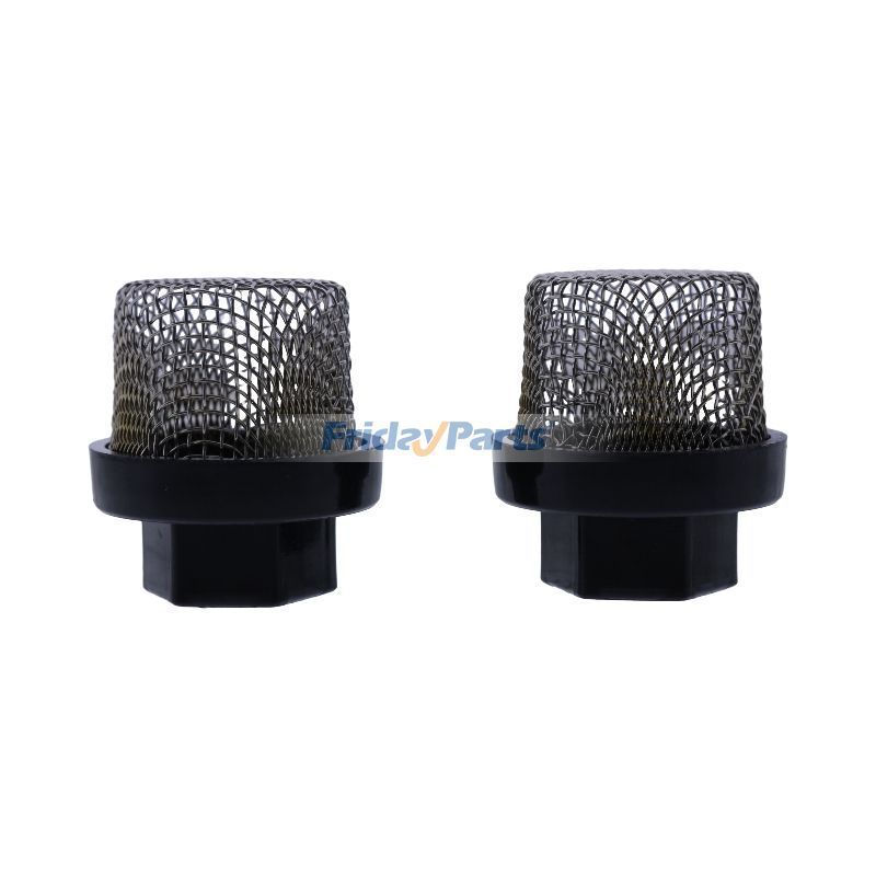 Lot de 2 crépines en acier inoxydable 89621 pour pompe d'aérateur, vivier et appât, filetage femelle 3/4" 14pourPour AUTRE MARQUE