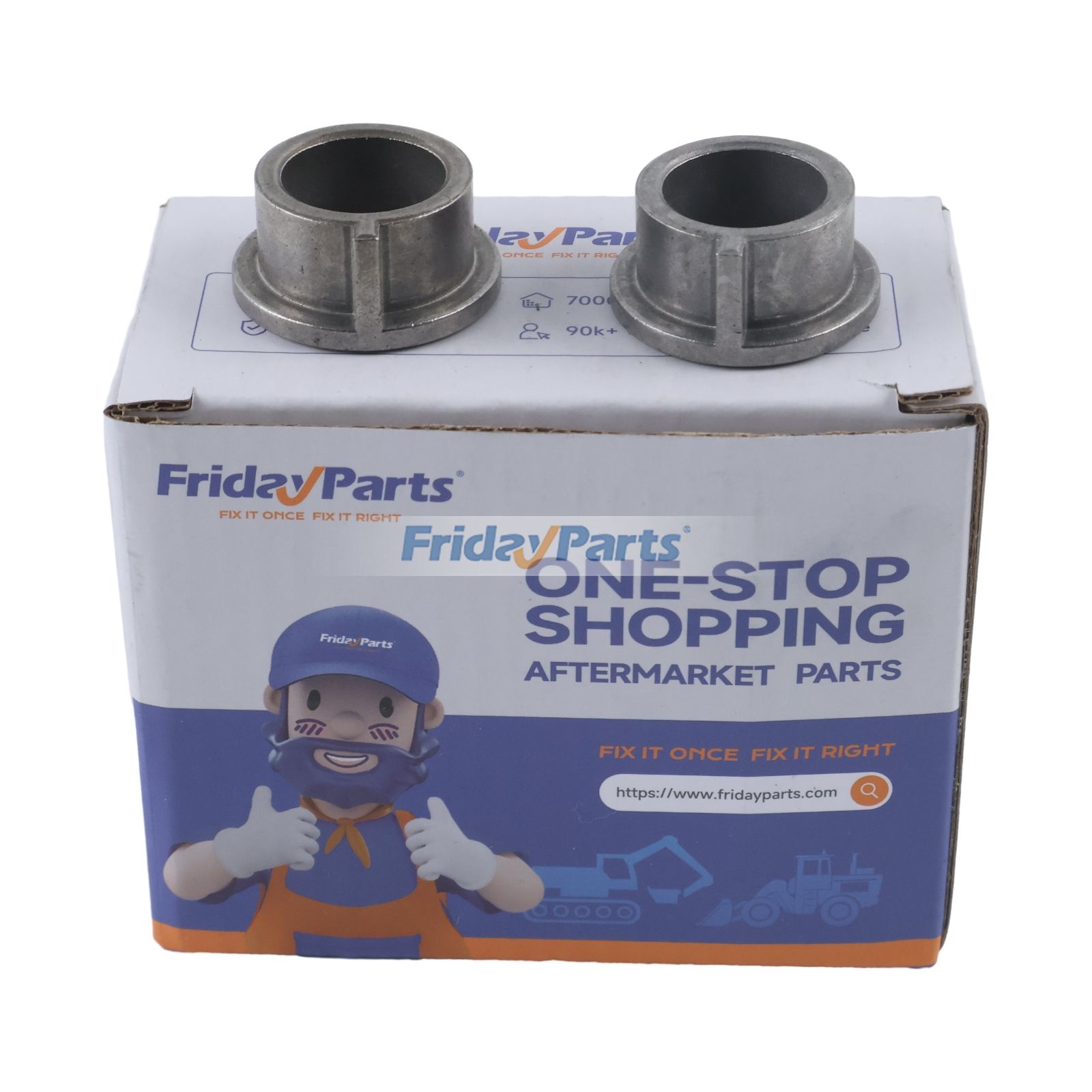 2 Pieces Steering Shaft Bushing M81463 for Kawasaki Engine FC420V FC540V John Deere Mower GX70 GX85 R72 SA329 SX75 SA329 Tractor LTR166 S2348 SST15 SST18