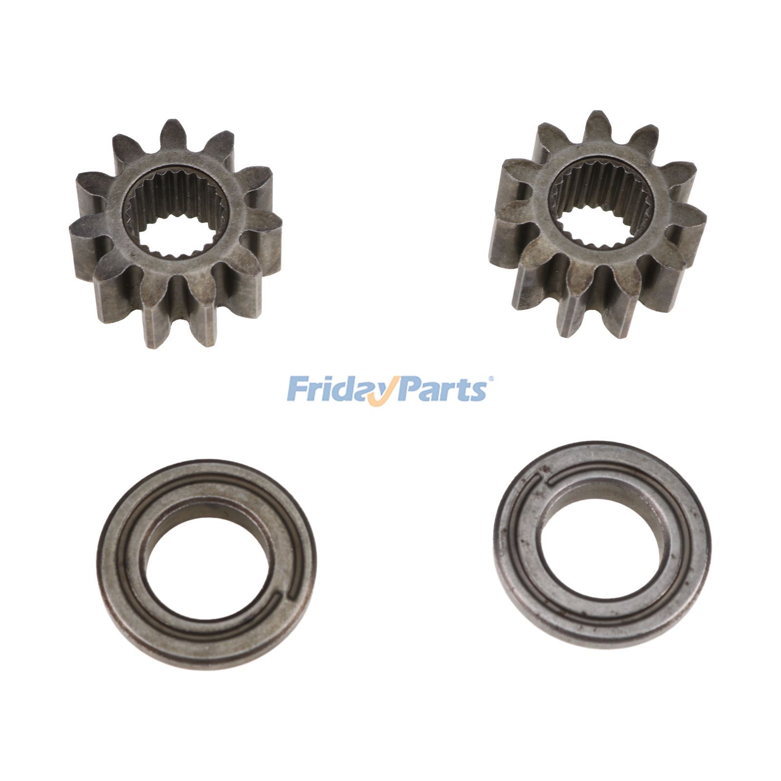 Pignon et bague d'arbre de directionpour Tondeuse