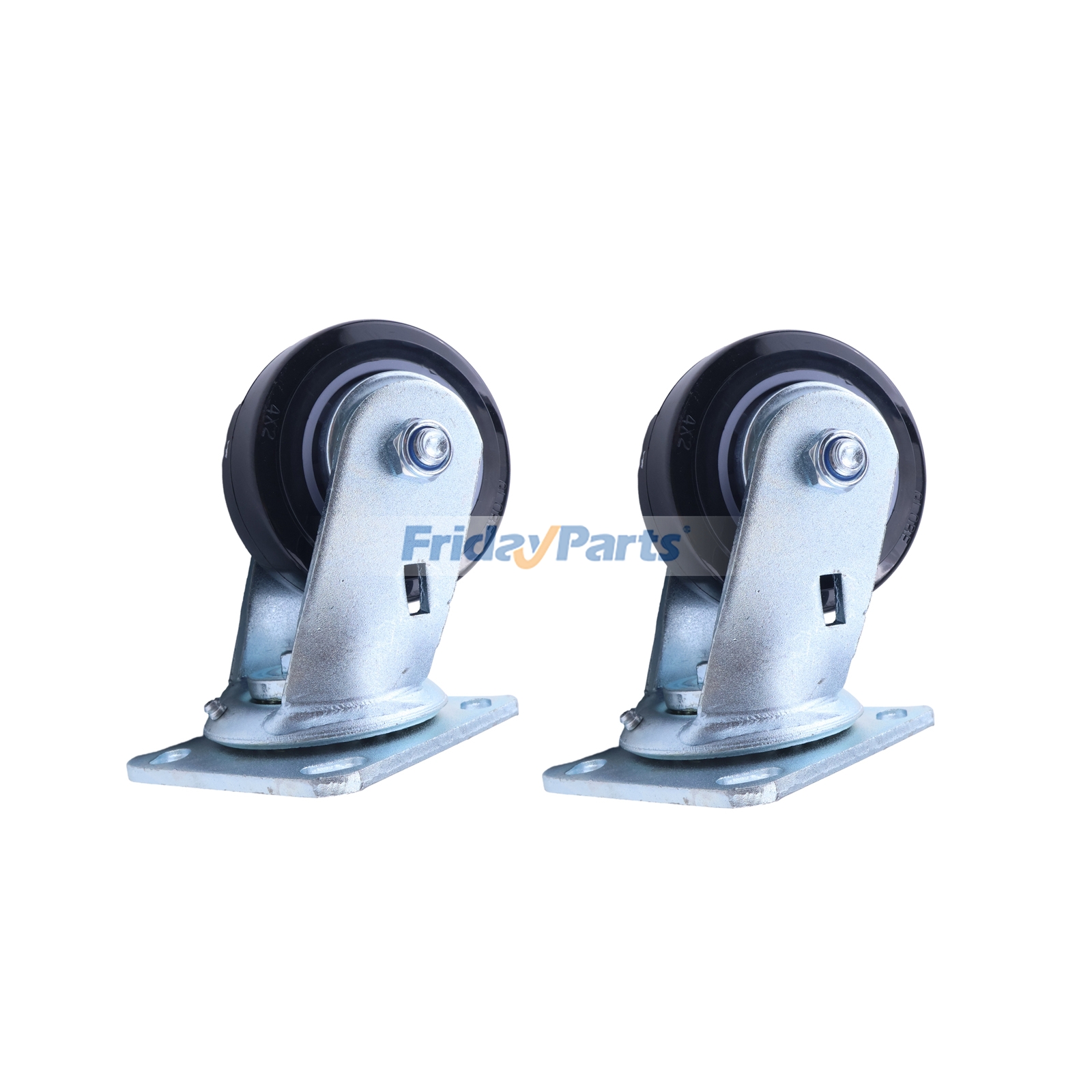 2 Pieces Swivel Caster Wheel 103002 56365555 56365629 for Tennant SS2700 SS3300 WF2800 1550 2700 2701 2800 3300 3301 5540 5560 NSS 2625 2701 3301 Scrubber