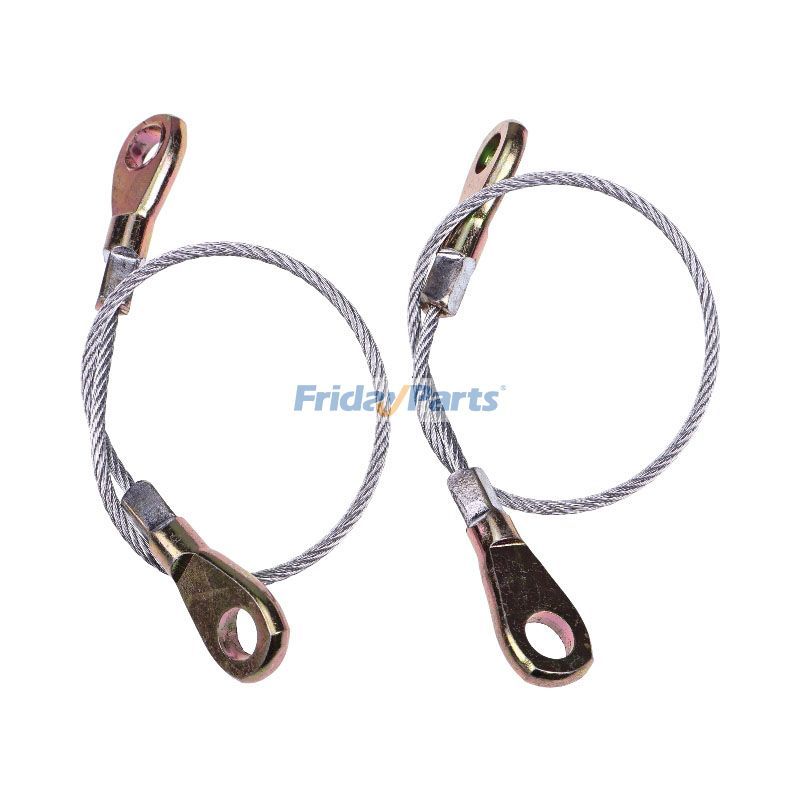 2 Pieces Tailgate Cable Hook Assembly 53045-0006 for Kawasaki Mule 600 610 2005-2014