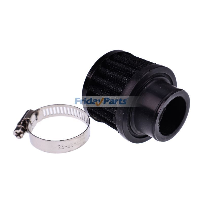 2 stück Universal 25mm Auto Luftfilter Intake Clip-Auf Atemschutz Kalten Belüftung Kurbelgehäuse Schwarzfür Für andere Marken