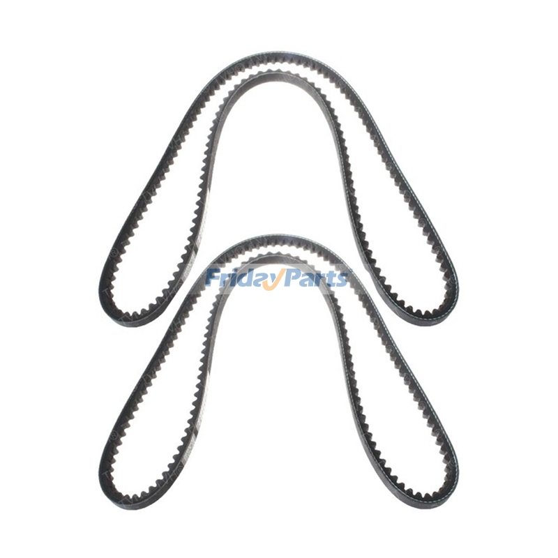 Courroie trapézoïdale 4N-2745 (2 pièces) pour moteurs Caterpillar CAT C27, 3406, C11, camions 777, D350E, D400D, D400E, D40D, chargeuses 983B, tracteurs 613, 621B et 623B.