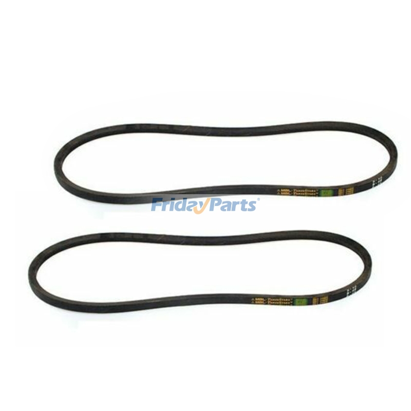2 Pieces V Belt T227666 for John Deere Engine 4045 6068 6125 Loader 310J 310SJ 315SJ 410J 450J 550J 650J 744J 824J 310TJ