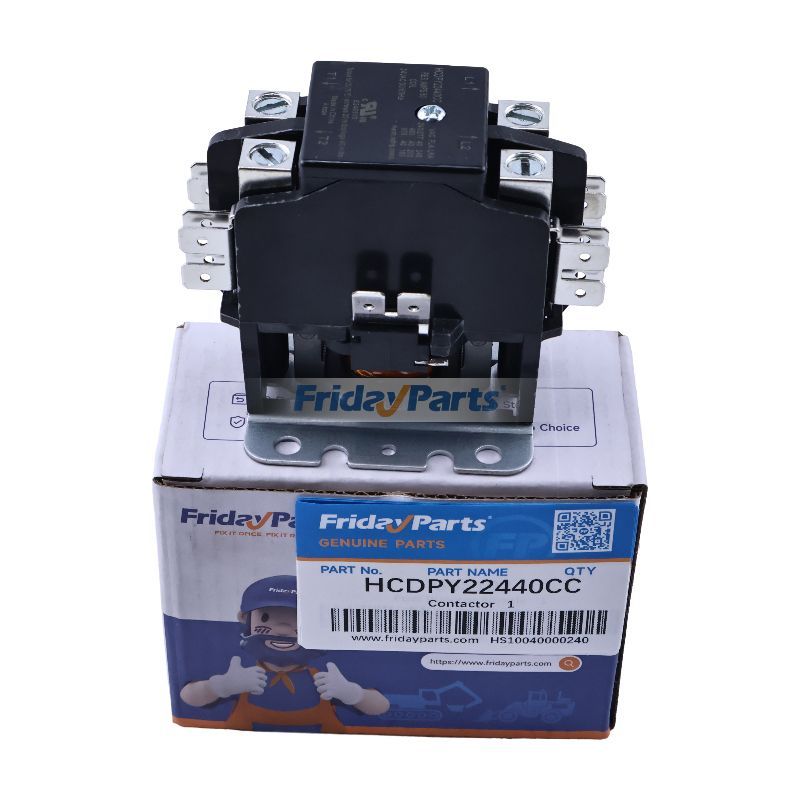 Contacteur de climatiseur à usage spécifique à 2 pôles 40 A 24 V Siemens 45GG20AJ Supco DP40242 Packard C240A Hartland Controls HCCY2XQ04GG Coil