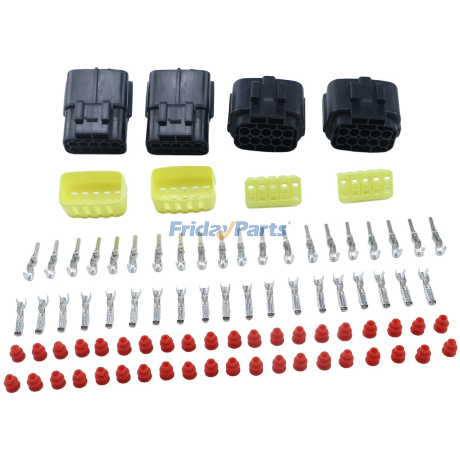 Motorcycle 2 sets - Car Waterproof 10 Pin Electrical Wire Connector Plug	 AWGCar