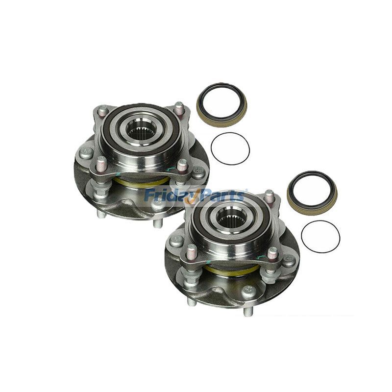 2 Sets Front Wheel Hub Bearing Kit 950001 for Lexus GX460 GX470 Toyota