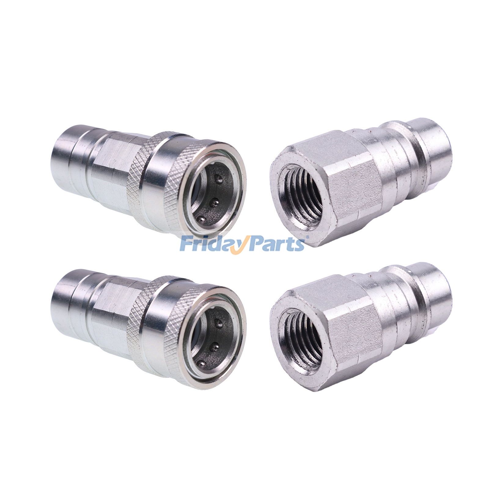 2 kits de coupleurs hydrauliques AM37982 AM37983 pour chargeuse John Deere 245 240 260 280 245M, tracteur 650 750 950 850 1050, tondeuse F1145 F935