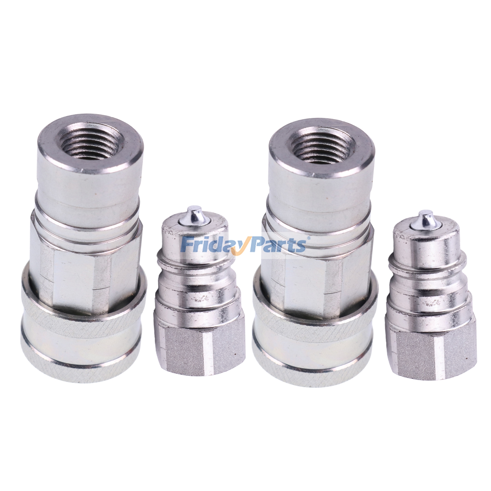 2 kits de coupleurs hydrauliques AM37982 et AM37983 pour tracteurs John Deere 140, 300, 314, 316, 317, 420, 430, 650, 850, 950 et 1050, chargeurs 245, 240, 260, 280 et 245M, tondeuses F1145 et F935.