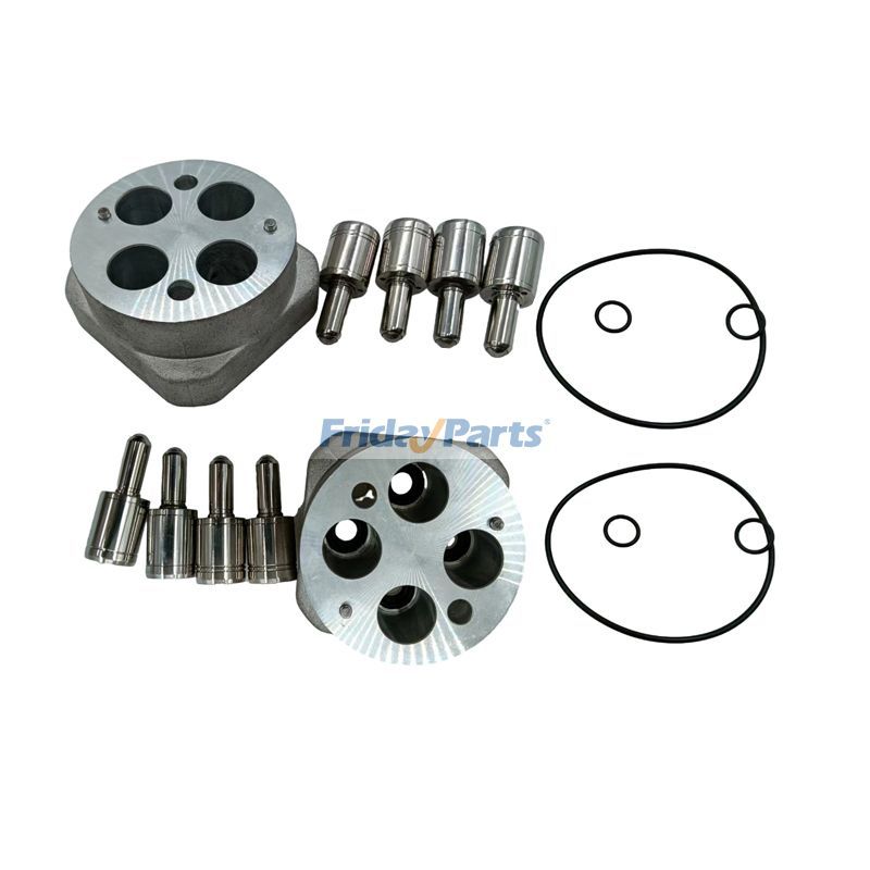 2 juegos de bloque de empuje de válvula piloto 9234284 para excavadora John Deere 120C 135C 17D 200CLC 800C 50C 80C